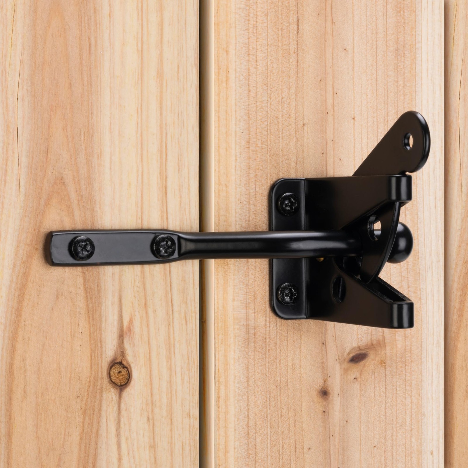 SANKINS Self Locking Gate Latch Automatic Gravity Lever Normal, 