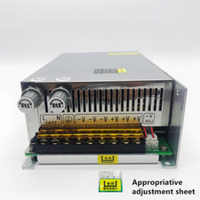 0-48V0-20A Digital Display Voltage and Current Adjustable Regulated 1000W Switch