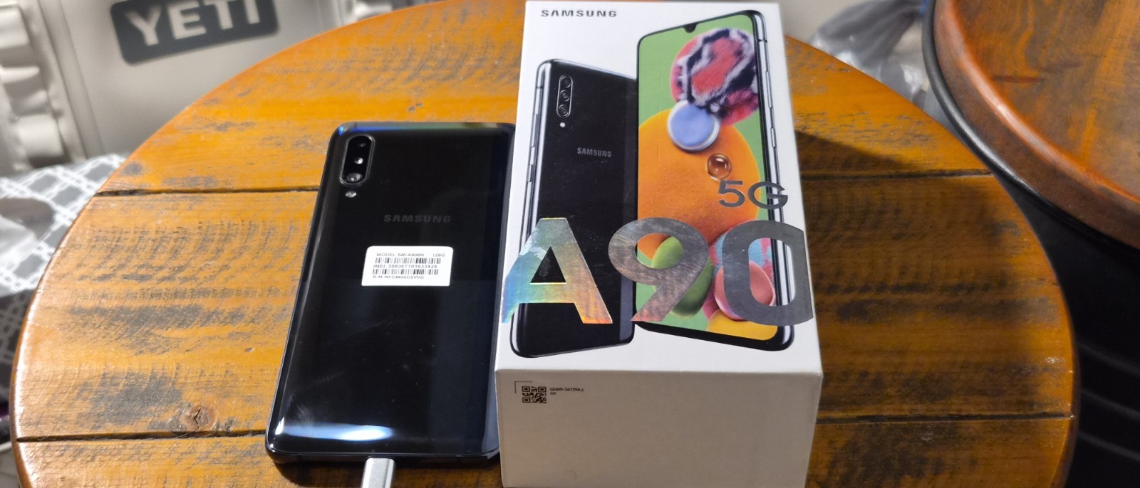 Samsung Galaxy A90 5G 6GB RAM 128GB ROM Unlocked Android Smartphone-Box Opened 