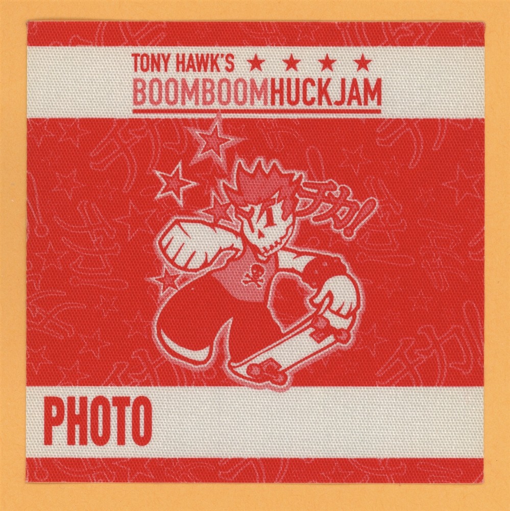 Tony Hawk 2002 Boom Boom Huck Jam Photo Backstage Pass 