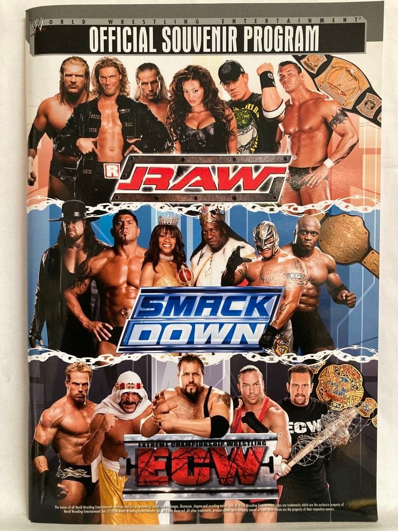 WWE LIVE AT THE BUDOKAN Pamphlet 2006