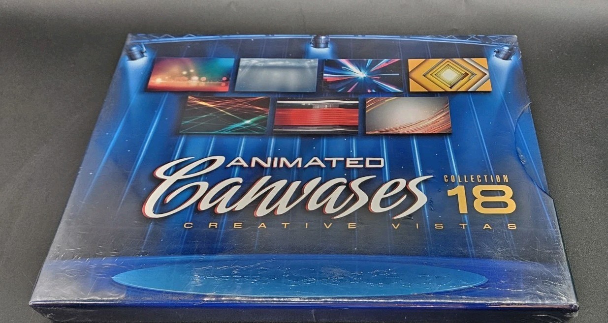 Animated Canvases Digital Juice Collection 18 Creative Vistas, New and Sealed