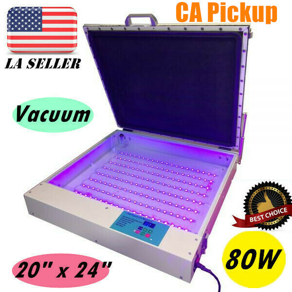 Tabletop Precise 20in x 24in 80W Vacuum LED UV Exposure Unit Local Pickup