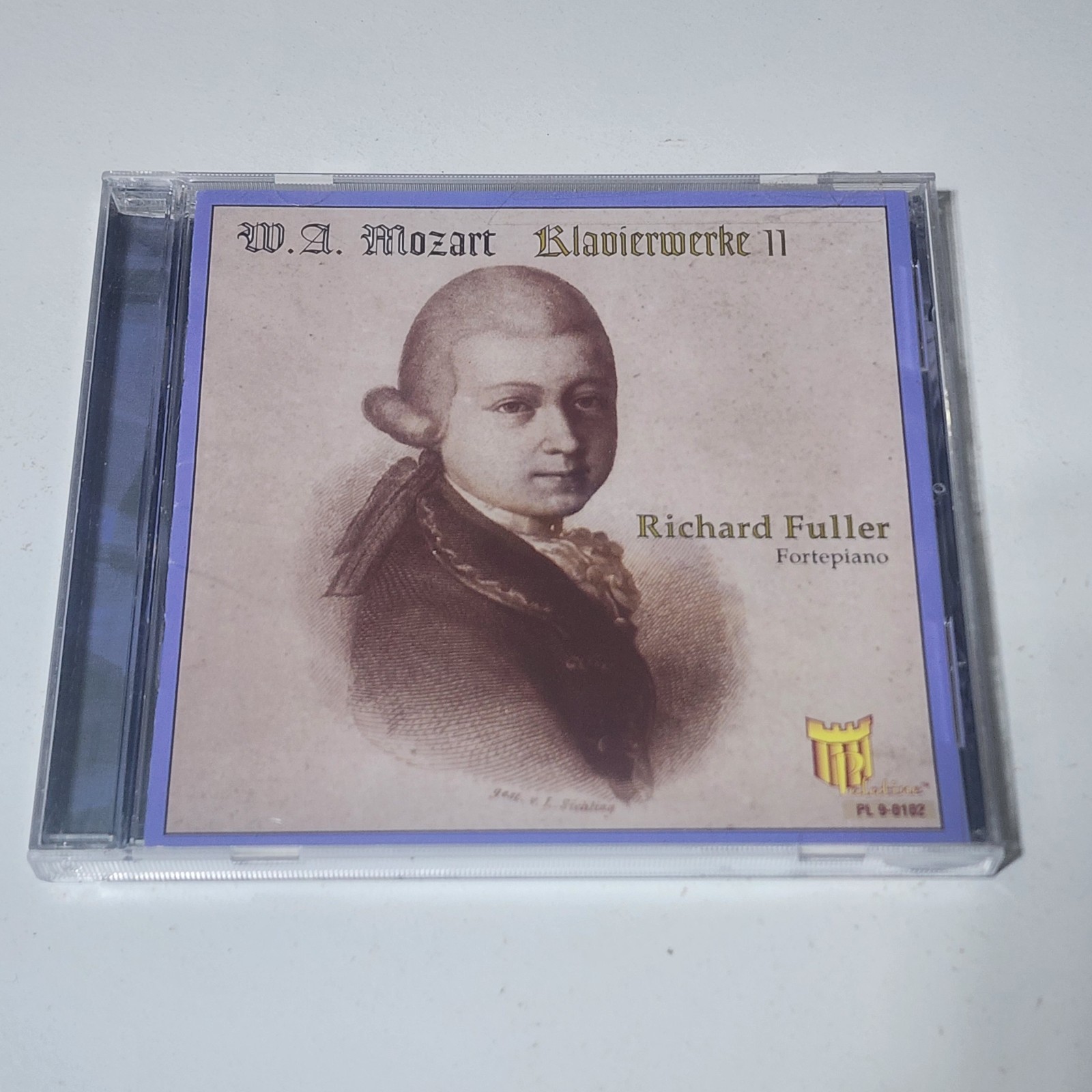 W.A. Mozart Klavierwerke 11 Richard Fuller Fortepiano CD PL 9-0102