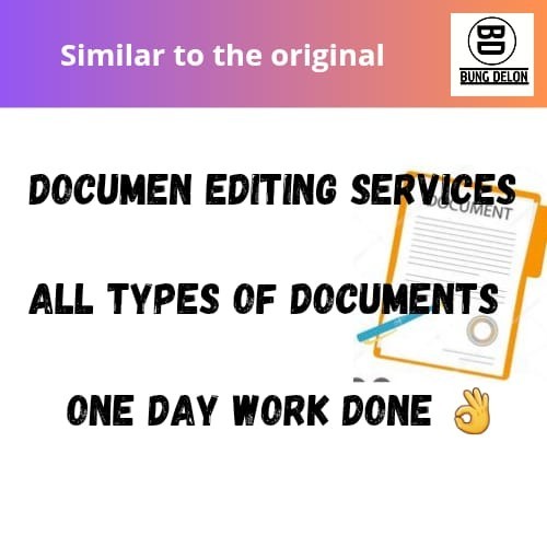 EDITING SERVICES
