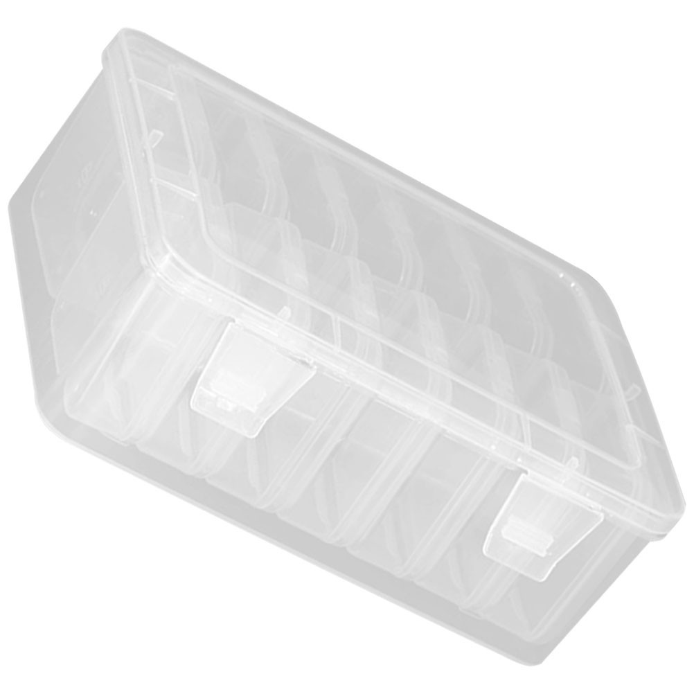 1 Set of Dividing Case Storage Box Clear Box Multi-grids