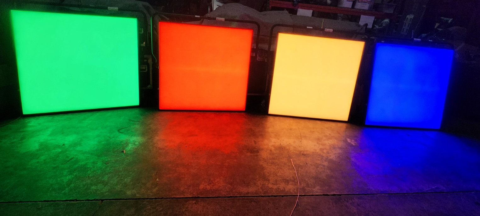 LOT 4 Cineo Quantum II Q2 Color RGB LED CCT 2000k-10000k 4'x4' Soft Light Panels