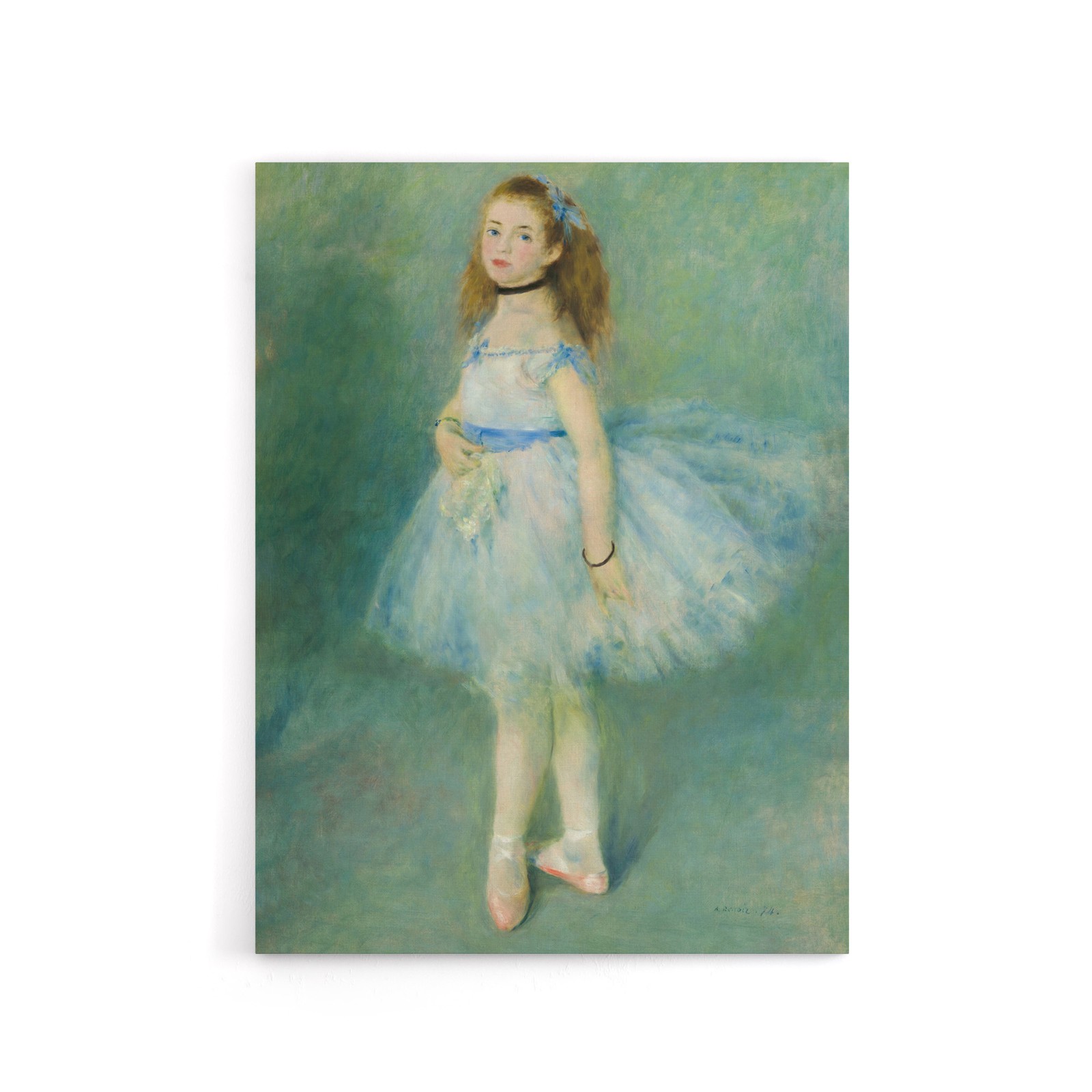 The Dancer Portrait Painting Renoir Vintage Canvas Wall Art