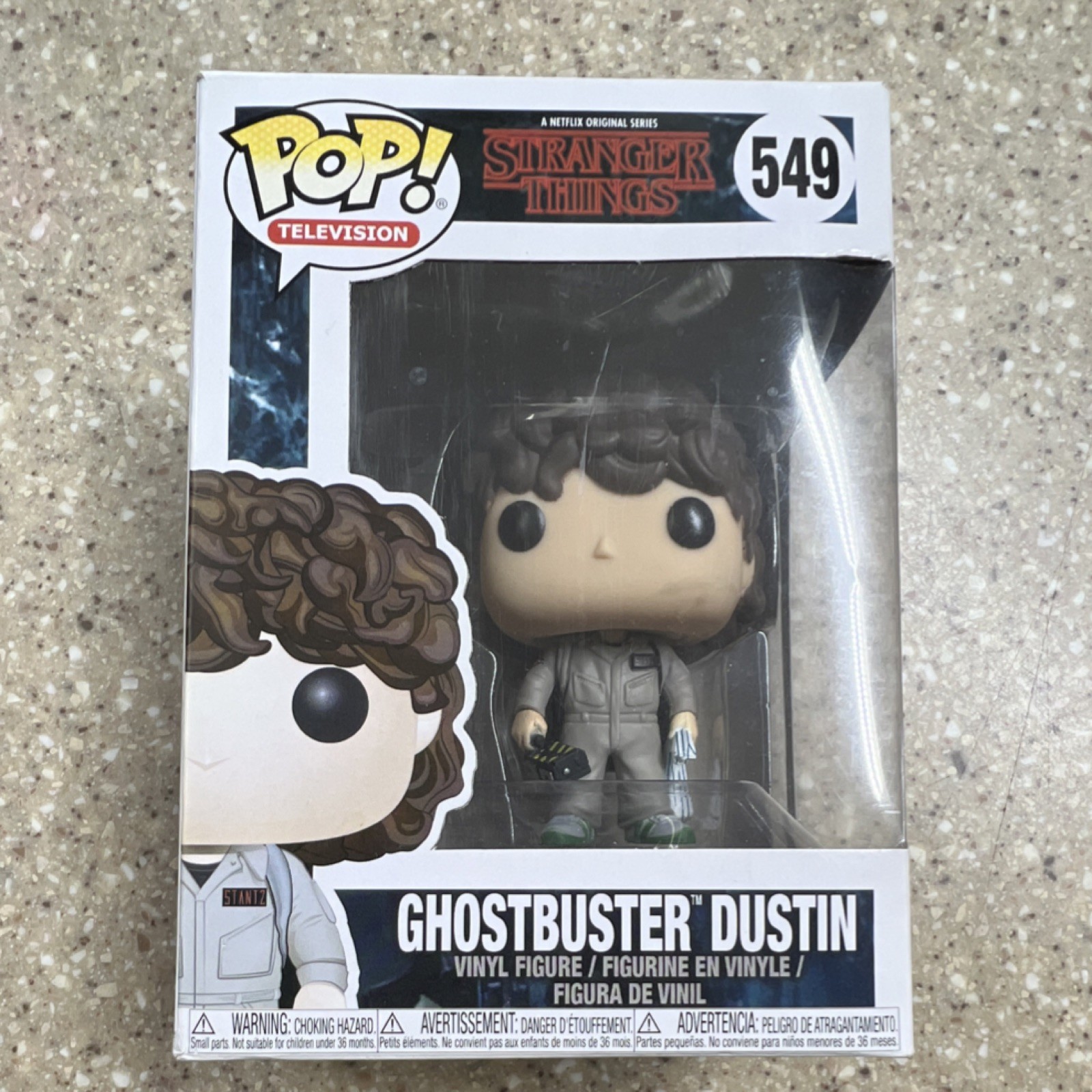 Stranger Things Ghostbuster Dustin Funko #549