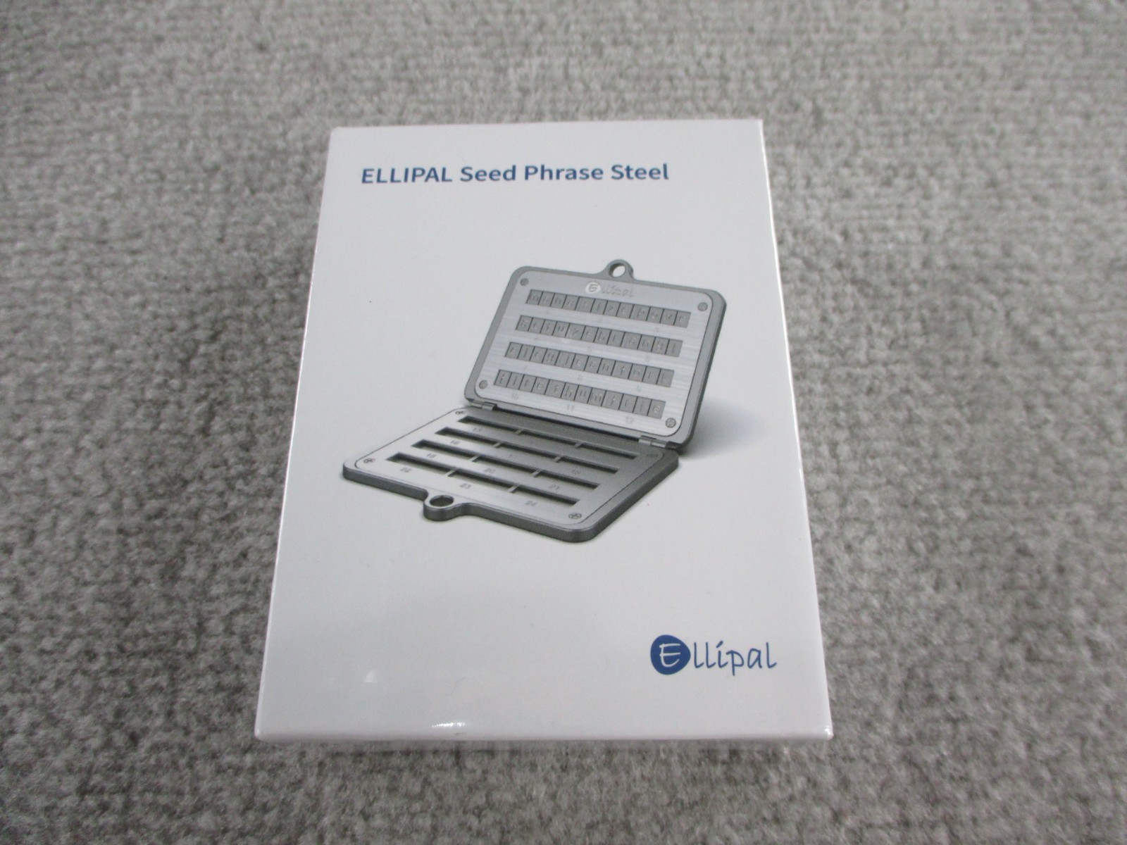 Ellipal Seed Phrase Steel Crypto Cryptocurrency Backup Wallet Storage Metal NEW