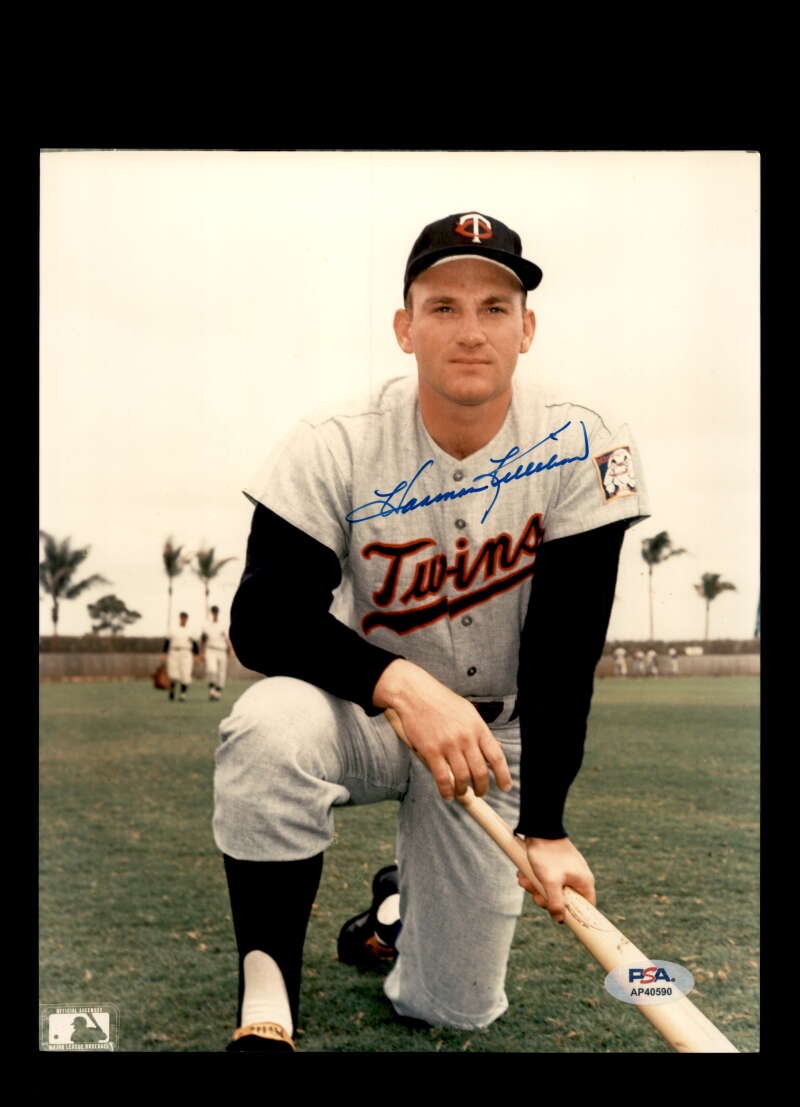 Harmon Killebrew PSA DNA Autograph 8x10 Photo Signed Twins