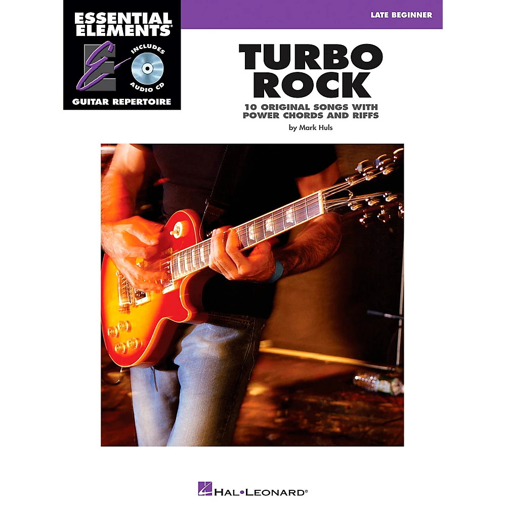 Hal Leonard Turbo Rock Intermediate Essential Elements Guitar Repertoire Bk/CD