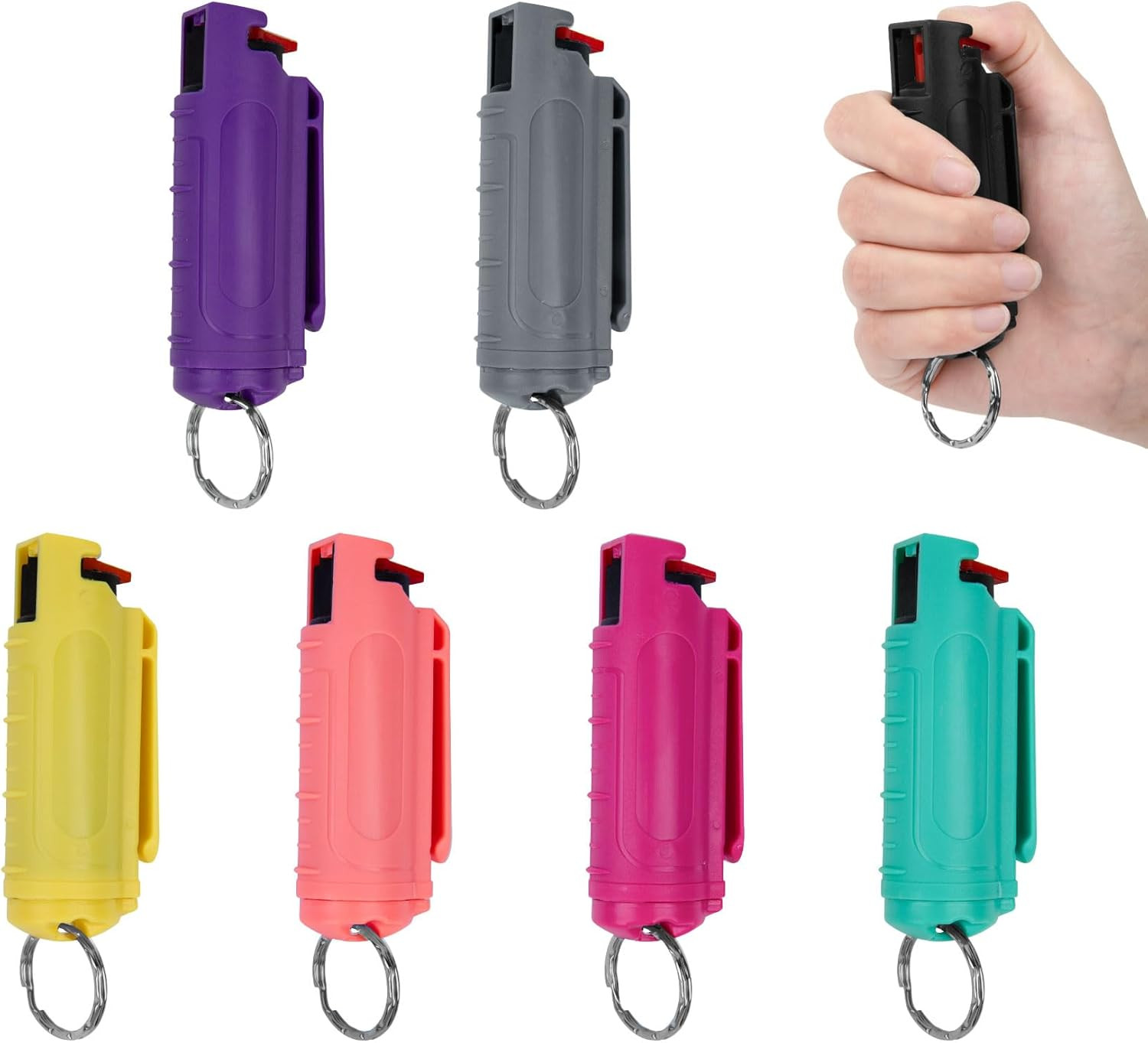 Pepper Spray, 32 Bursts 2.0% MC Defense Spray Belt Clip Holder. Pepper Spray Key