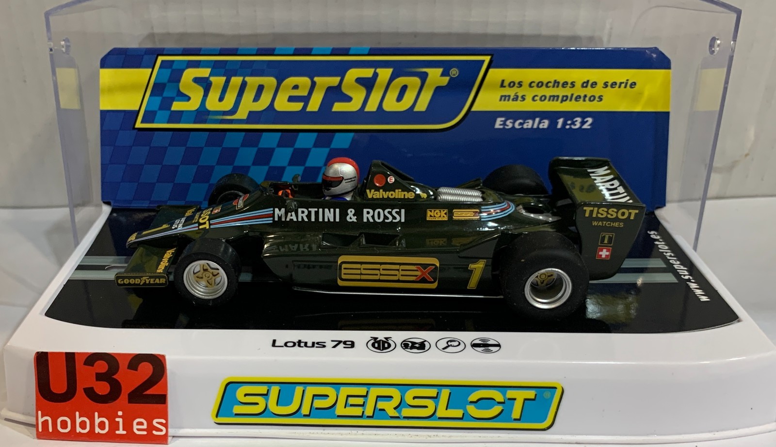 Slot Car Scx superslot H4423 Lotus 79 #1 F1 1979 Mario Andretti Scalextric UK