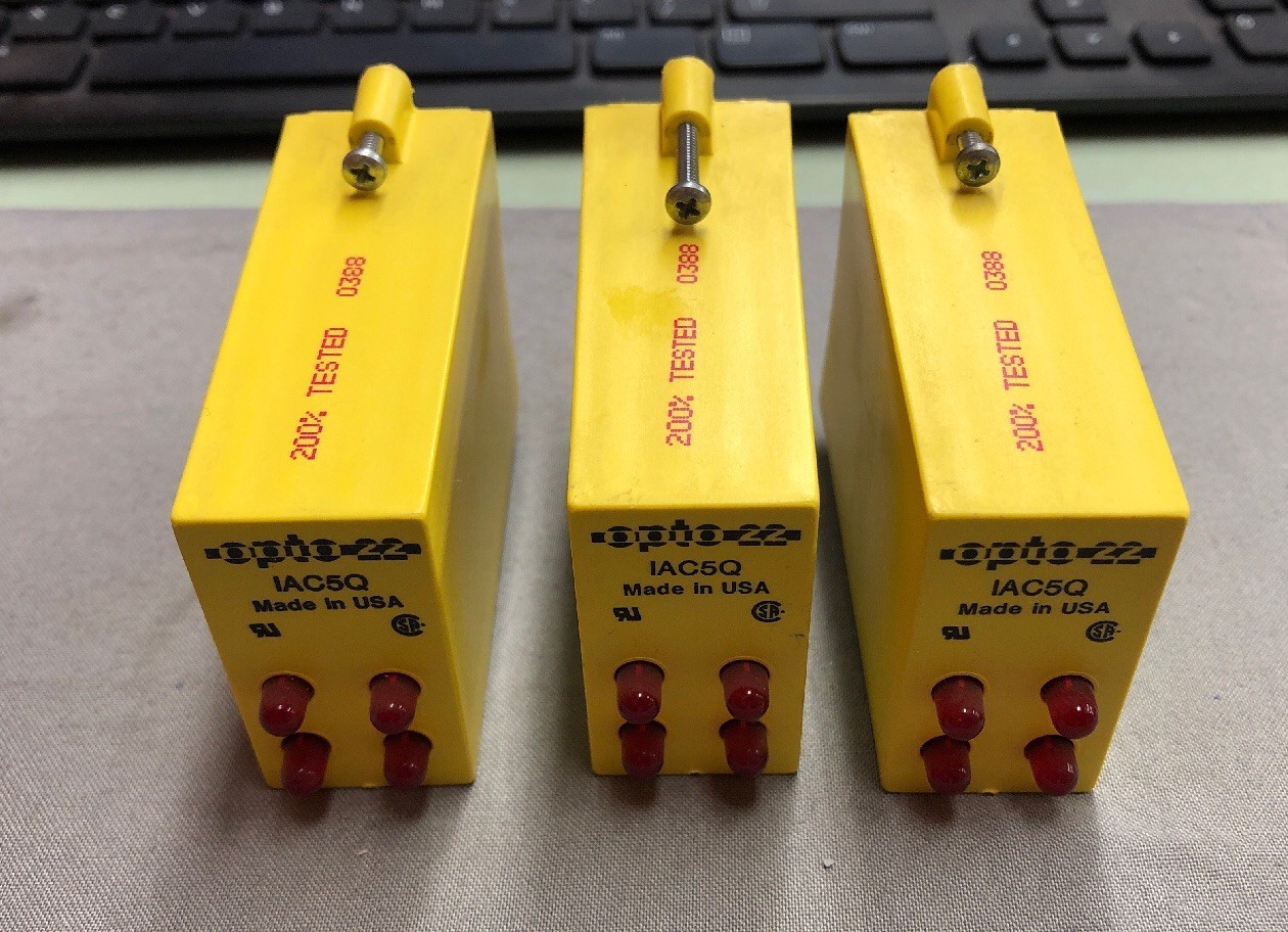 LOT OF 3 Opto-22 IAC5Q Input Module 