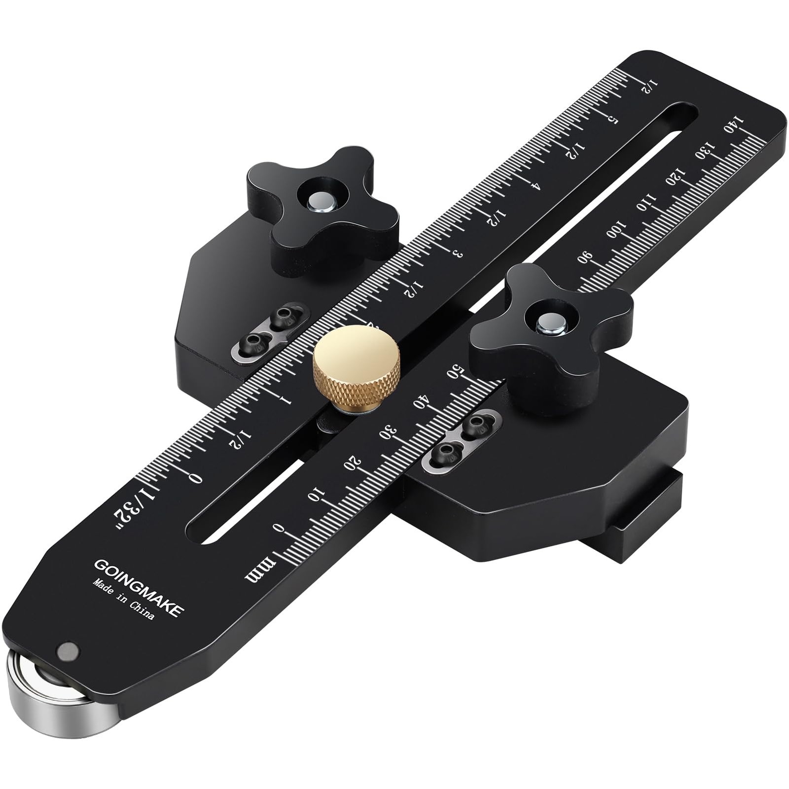 GOINGMAKE Thin Rip Jig Table Saw Guide for Making Repetitive 8", Black 