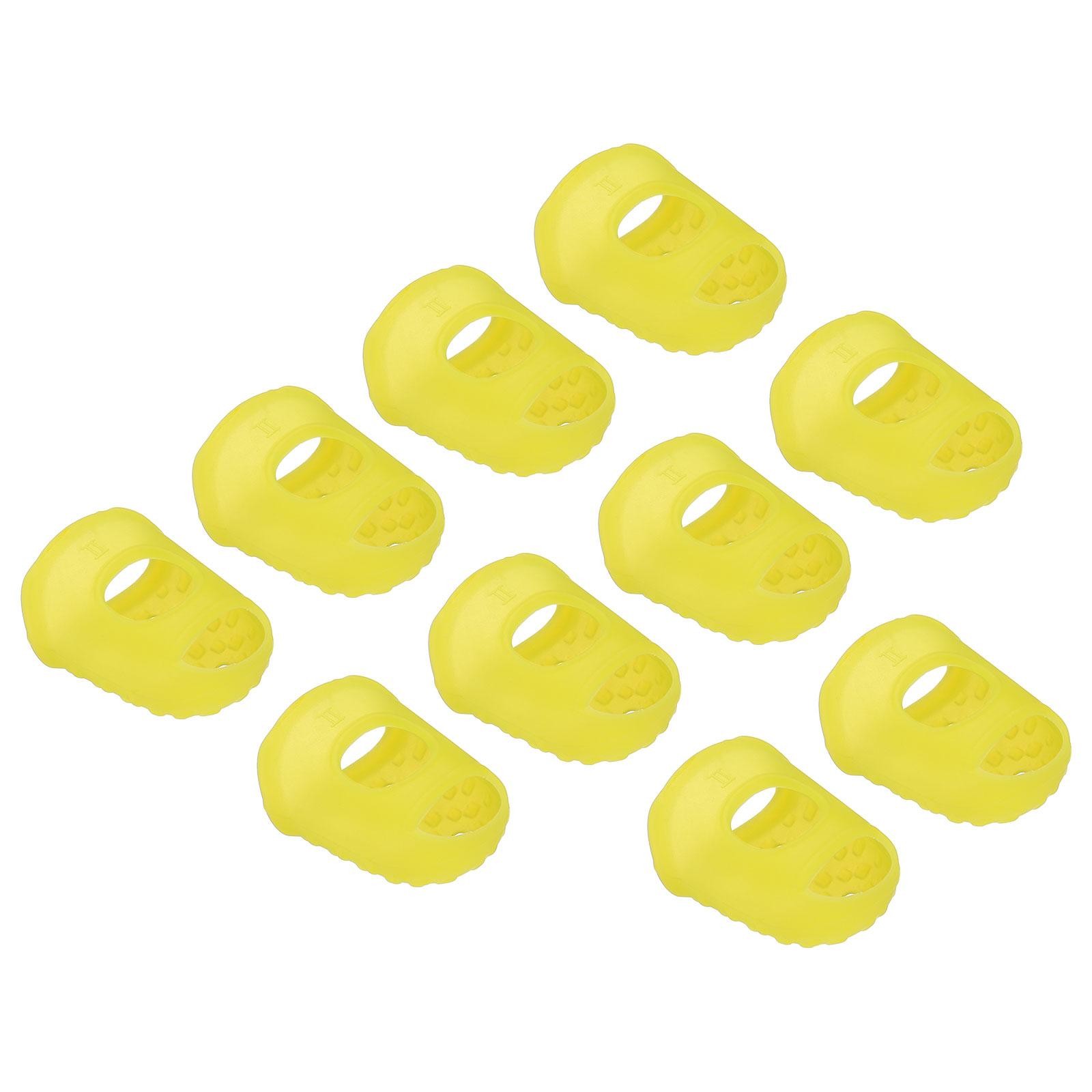 Finger tip protection non-slip fingertips 20 pieces 28mm yellow
