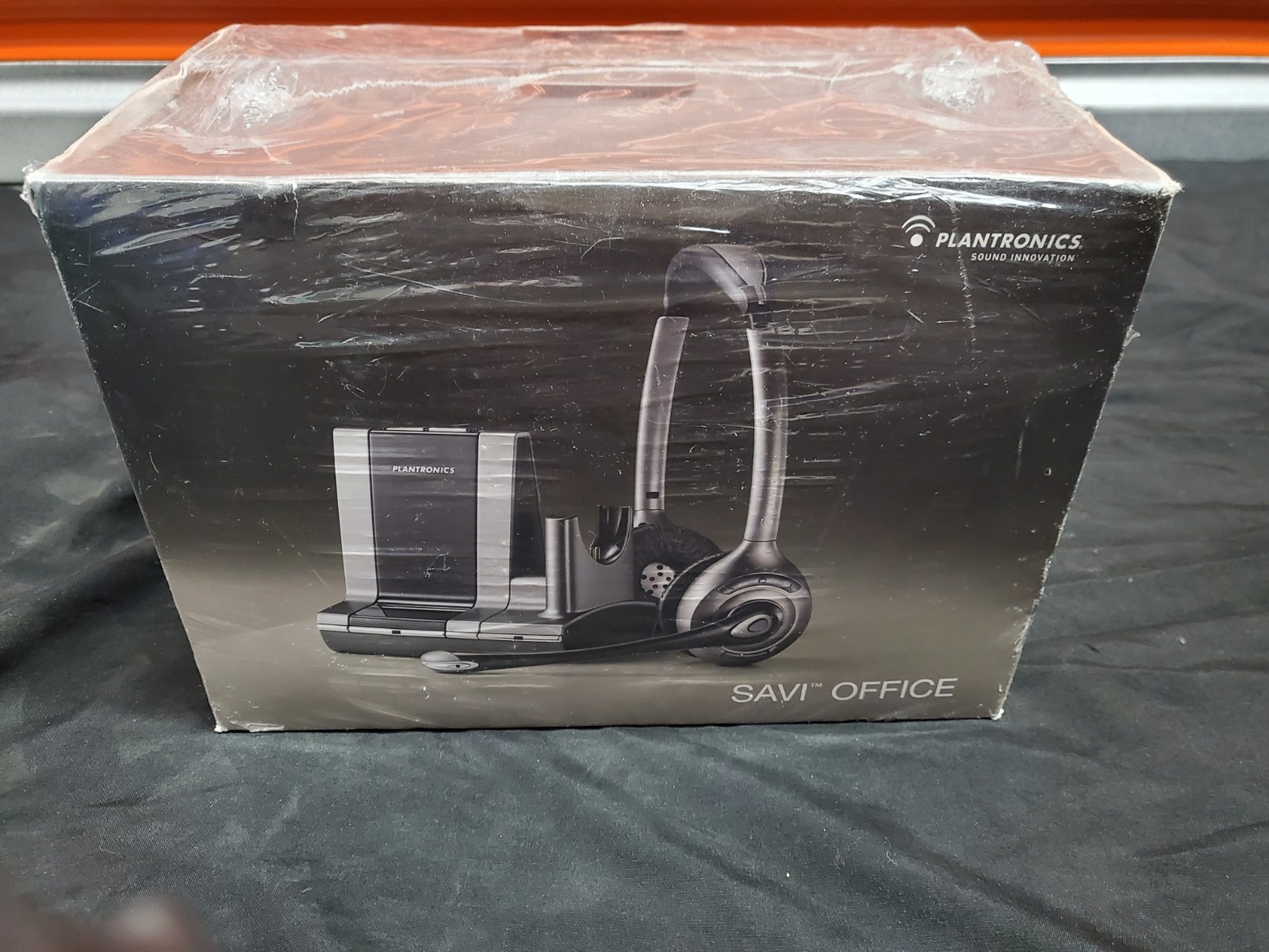 Plantronics Savi Office Over-the-Head Corded Home Telephone Headset Black