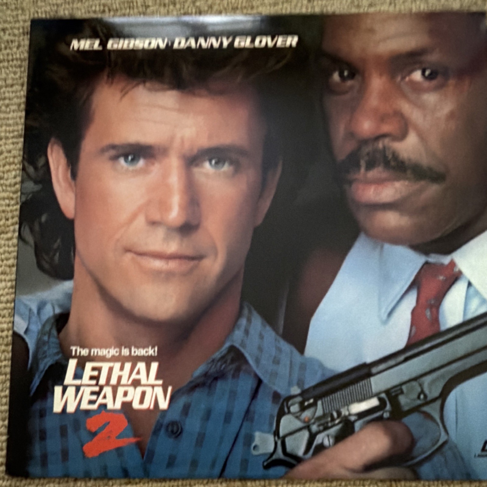Lethal Weapon 2 LaserDisc Widescreen Mel Gibson Danny Glover Richard Donner 1989