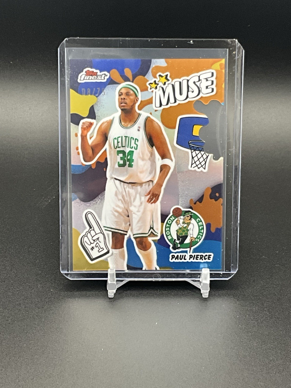 2025-26 Topps Finest Paul Pierce Muse Dye Cut /75