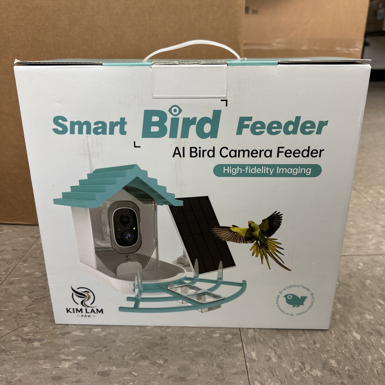 Smart Bird Feeder with Camera -AI 1080p Identify Wild Bird Recognition 10,000+