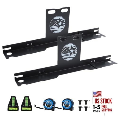 Upgraded Wheel Alignment Tool with 2 Imperial Tape Measure, 2 Heavy-Duty Toe 