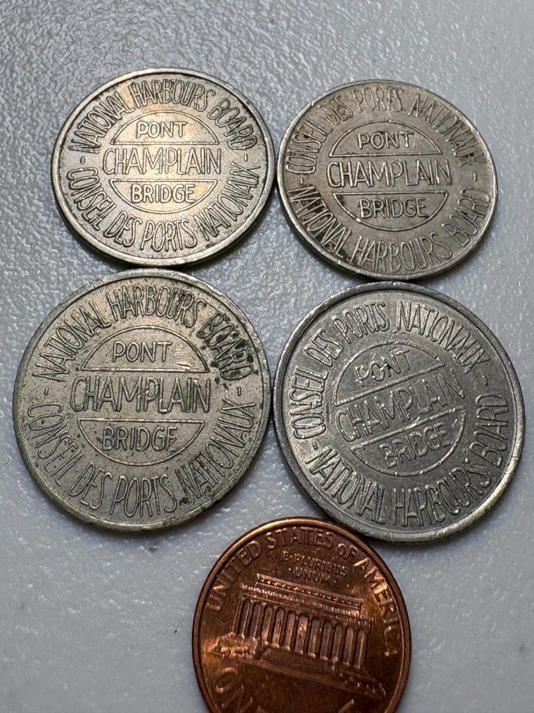 4 Point Champlain Bridge Tokens Used SKU#38488
