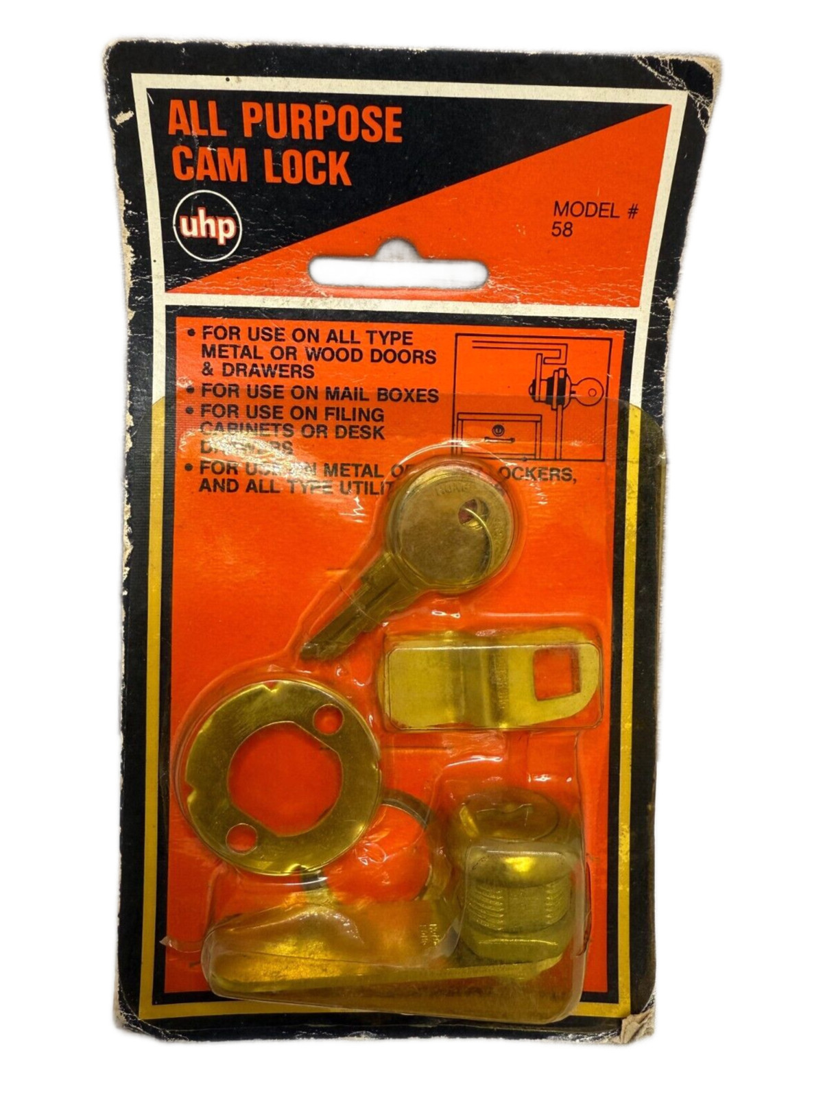 UHP VTG All Purpose Cam Lock Model #58 Multi Use Lock