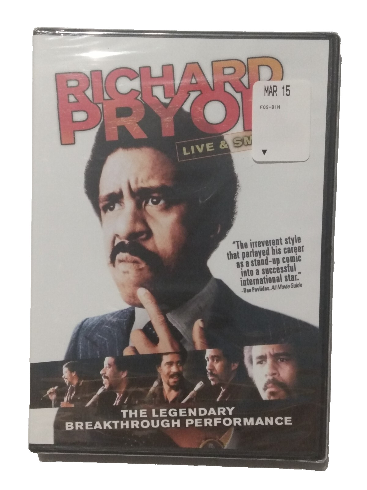 Richard Pryor - Live & Smokin’ (1971) DVD NEW Sealed Stand-Up Comedy 2009