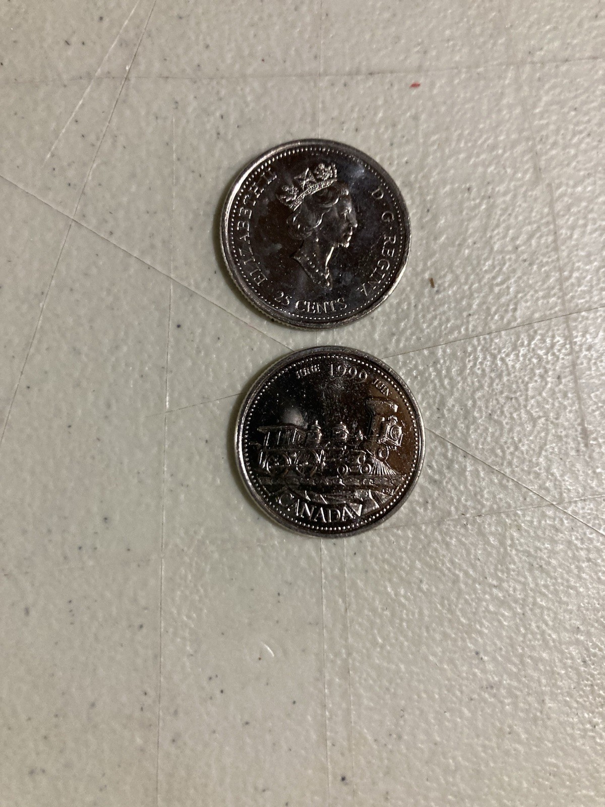 🔥🔥2-Canada 1999 June 25 cents UNC Millennium Series Canadian Quarter🇨🇦🇨🇦