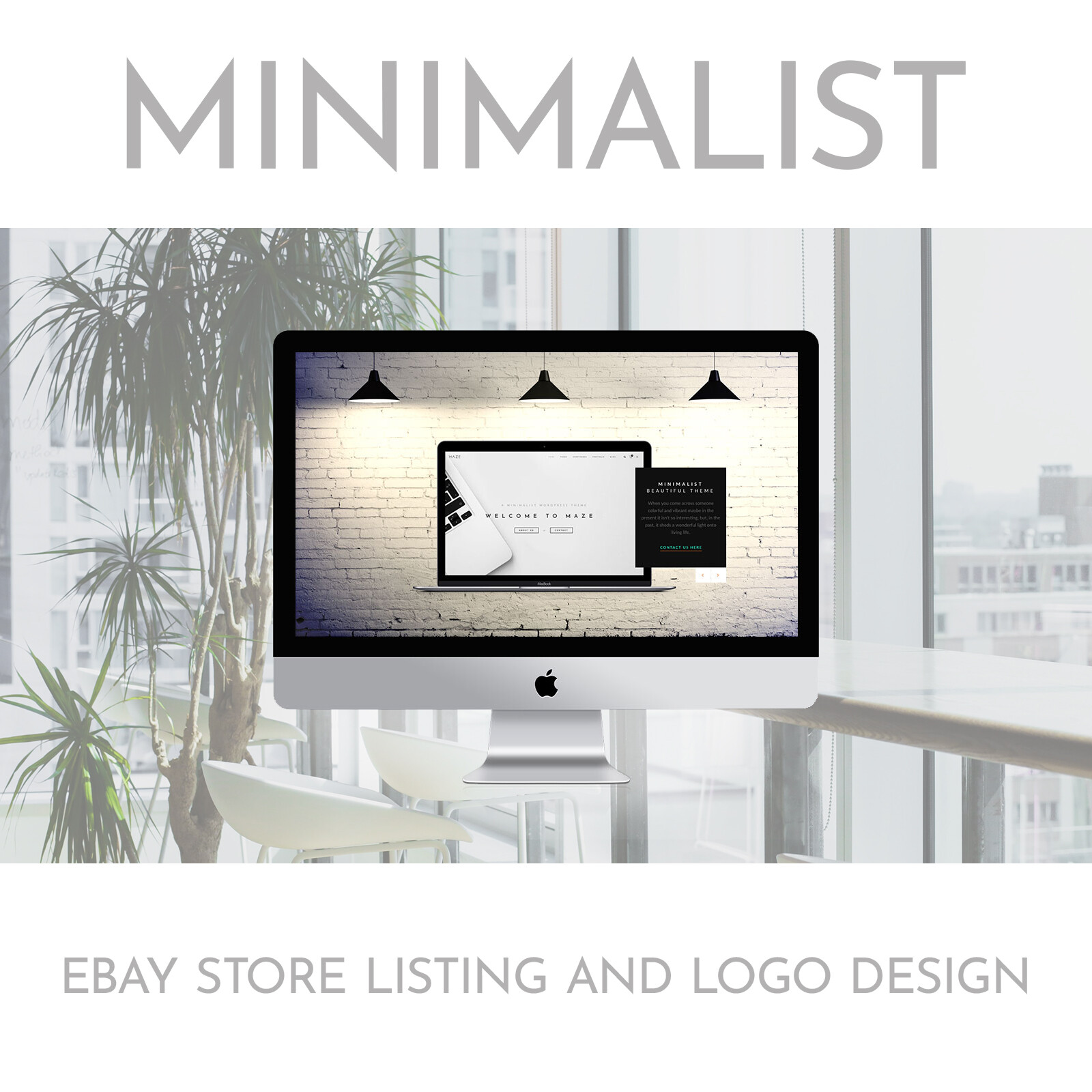 New Ebay Template Design & Listing Template Responsive With FREE LOGO DESIGN