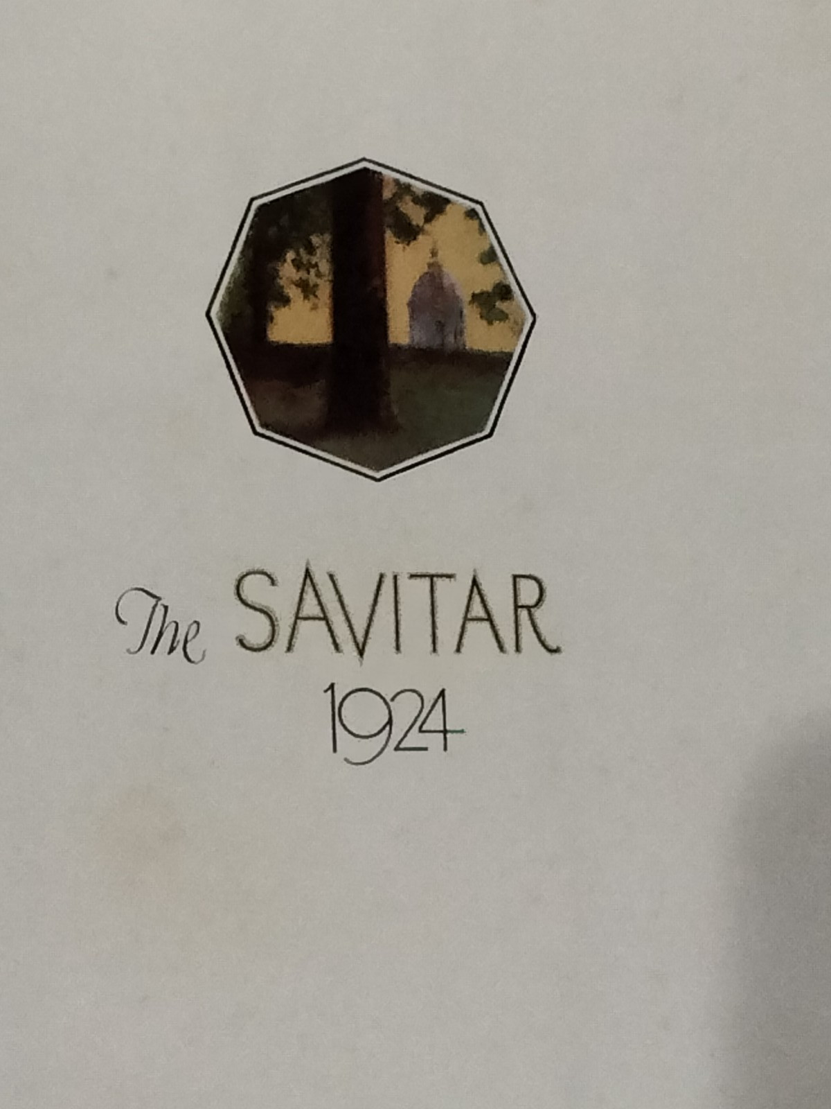 1924 THE SAVITAR, UNIVERSITY OF MISSOURI YEARBOOK, COLUMBIA, MO