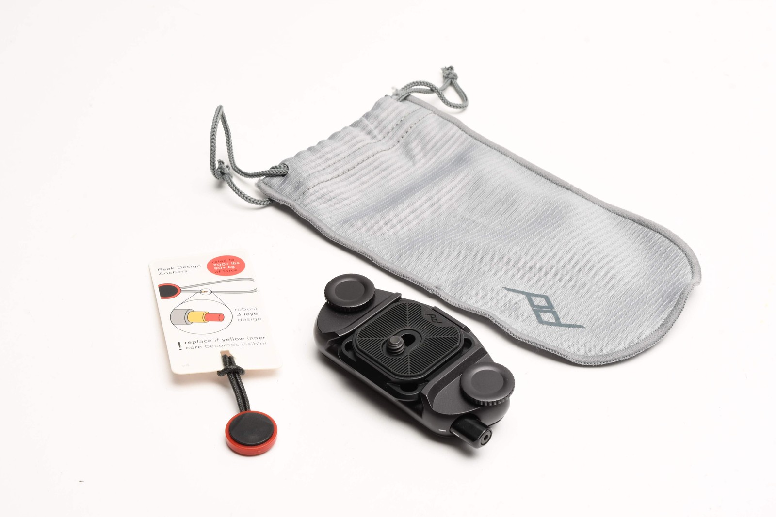 Peak Design Capture Clip V3 w/QR plate and anchor, Mint