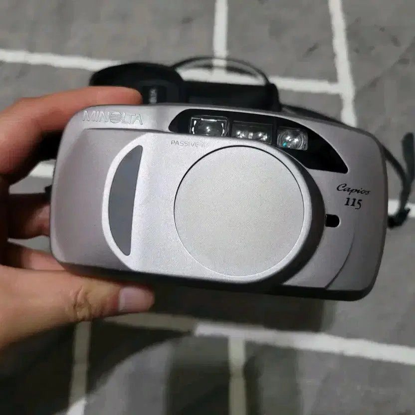 Minolta Capios 115 Film Camera with Case (A)