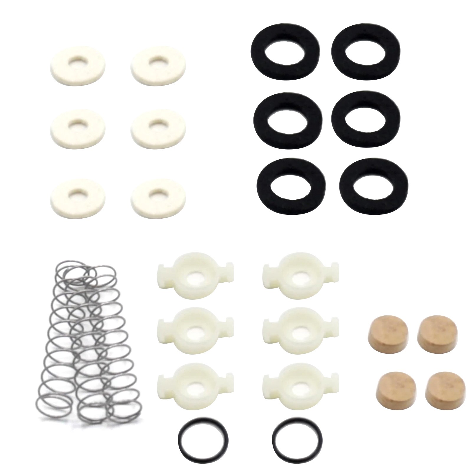 B Flat Trumpet Repair Parts Kit with Valve Guides Felt Springs and Stop Rings