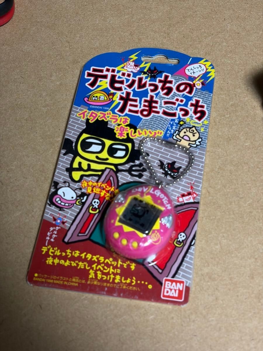 Deviltchi Tamagotchi Pink Tamagotchi BANDAI Bandai Vintage Working Condition