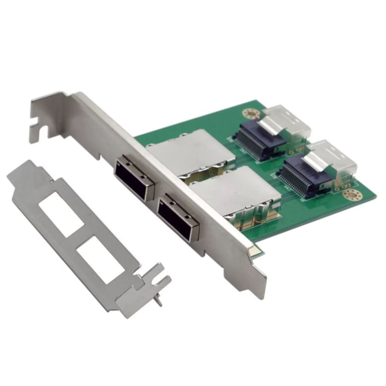 Mini SAS SFF-8087 to 2 Port External HD SAS SFF-8088 PCI SAS Card Adapter Board
