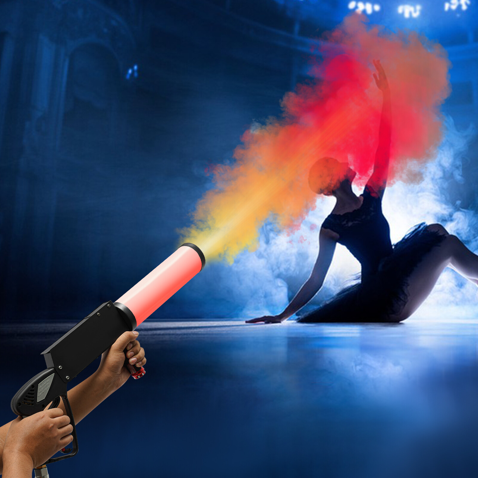 CO2 Cannon CO2 Handheld DMX Blaster DJ Disco Stage 50W C02 Jet +3M CO2 Hose Sale