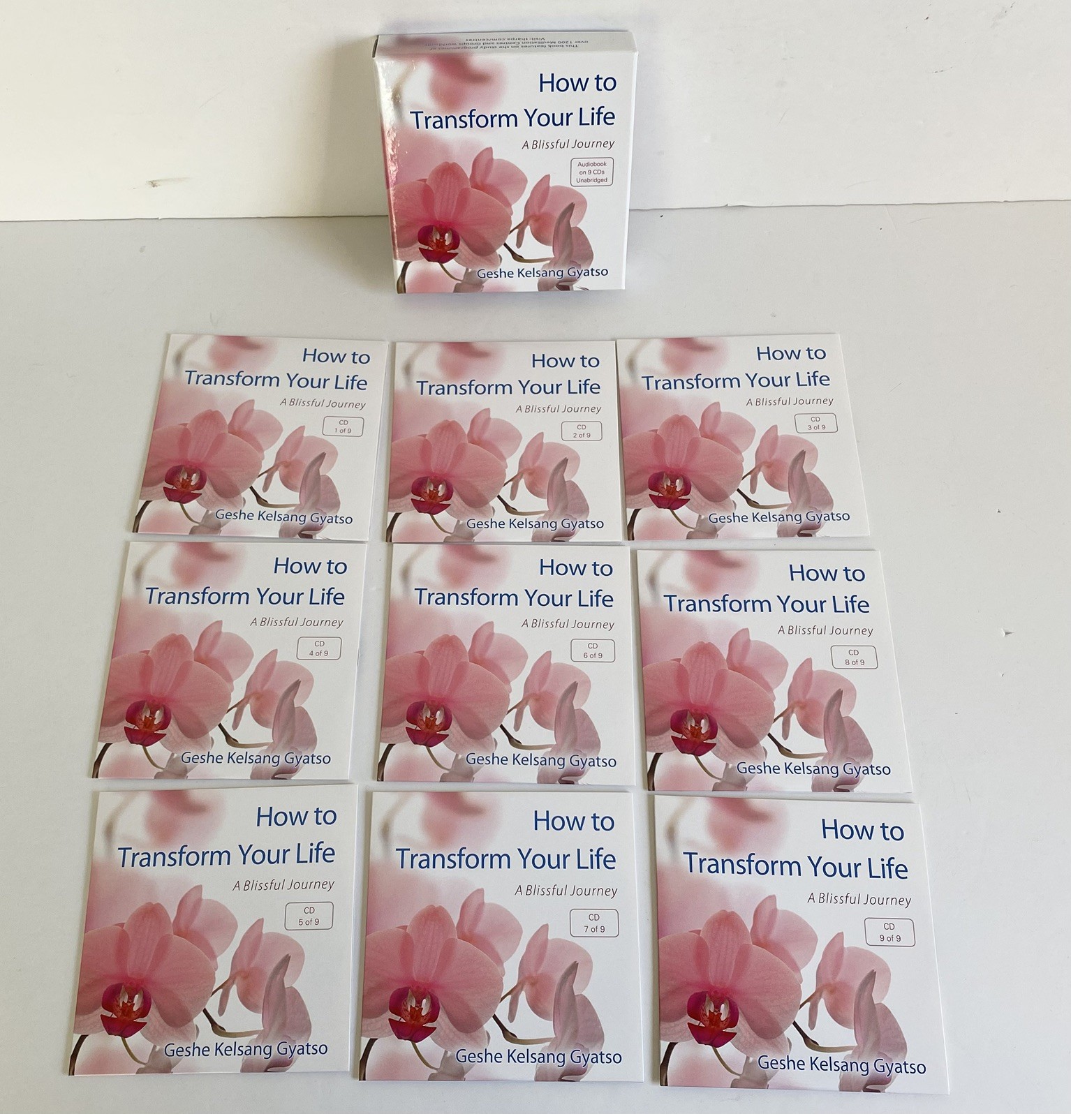 HOW TO TRANSFORM YOUR LIFE 9 CD AUDIOBOOK GESHE KELSANG GYATSO UNABRIDGED 10 HRS