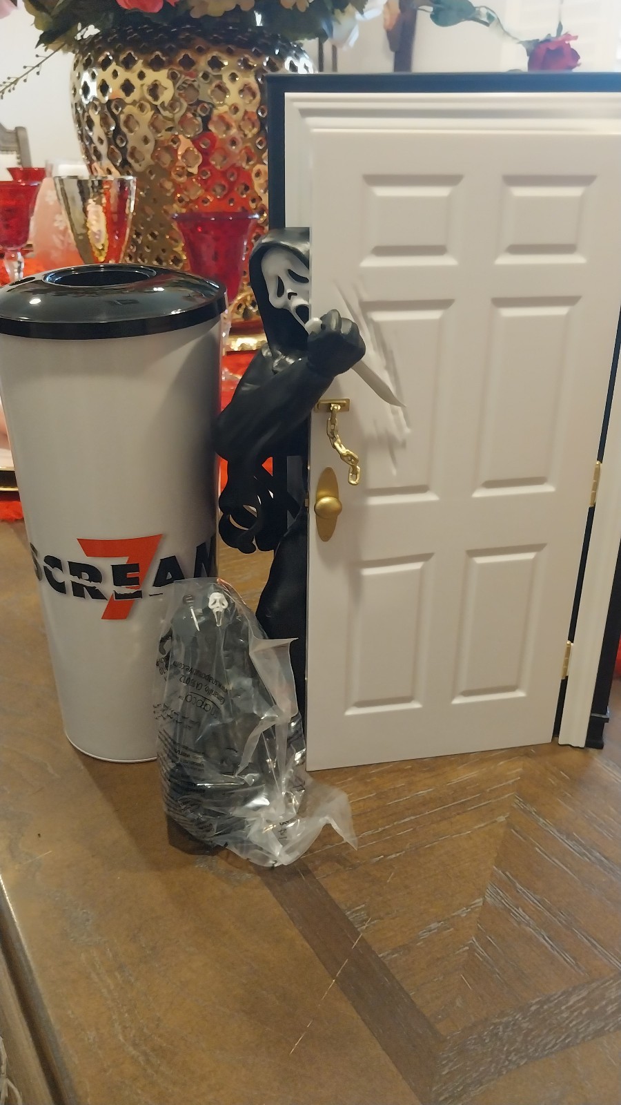 Scream 7 Ghostface AMC Exclusive Popcorn Bucket (Sealed) & Topper Cup (Sealed)