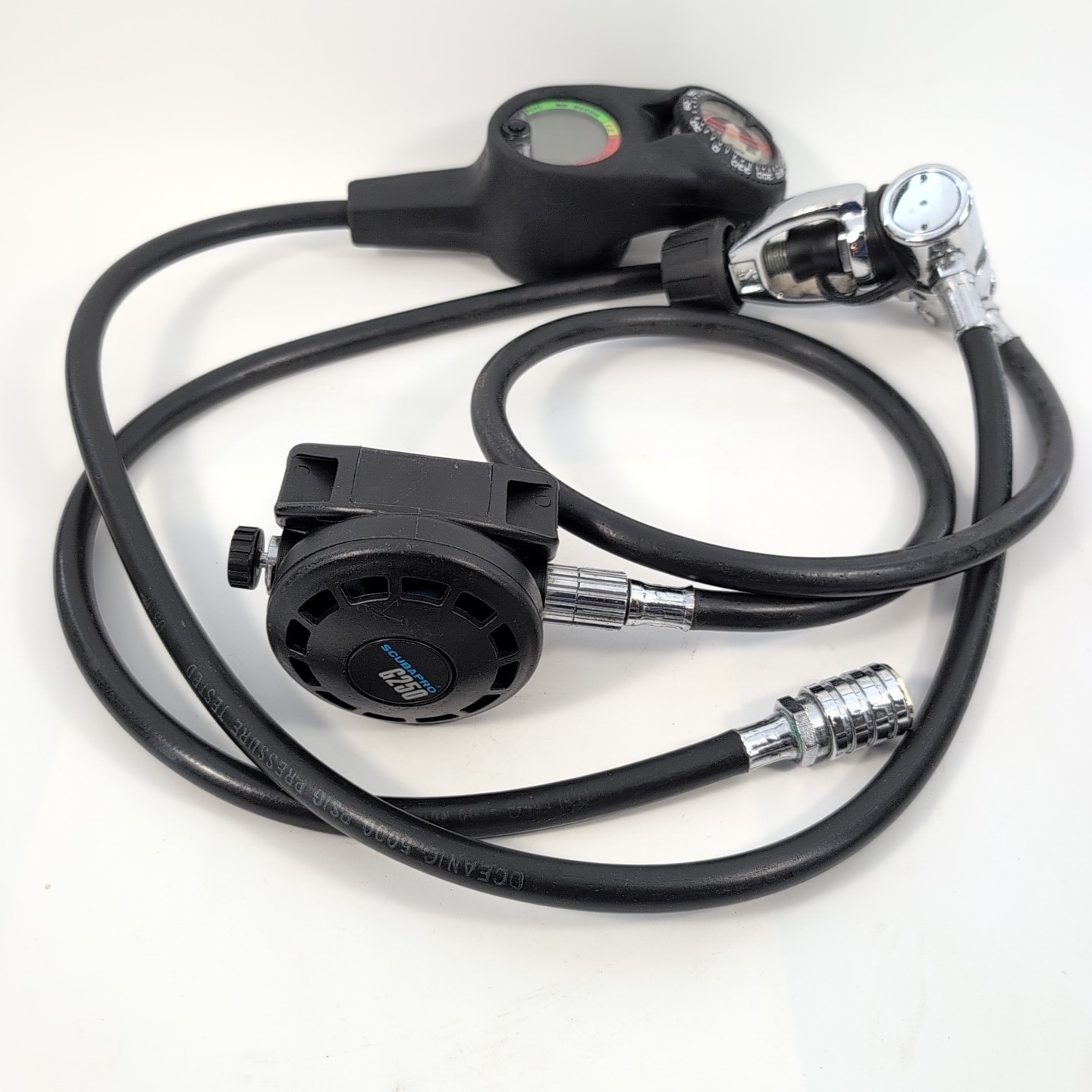 Scubapro Mk10 G250 Stage Scuba Dive Regulator with Oceanic Data Max Sport Gauge 