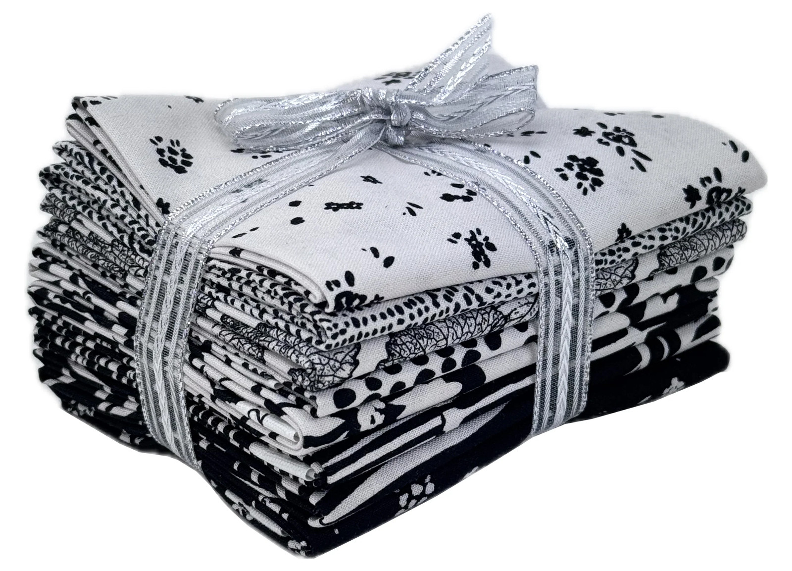 FIGO - Ink & Earth Fat Quarter Bundle By Figo Studio 8 pcs