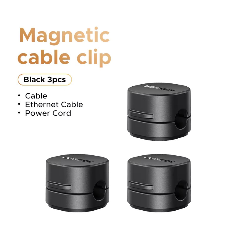 Magnetic Cable Organizer Clips for Desk USB Charging Cord Management Holder Wire