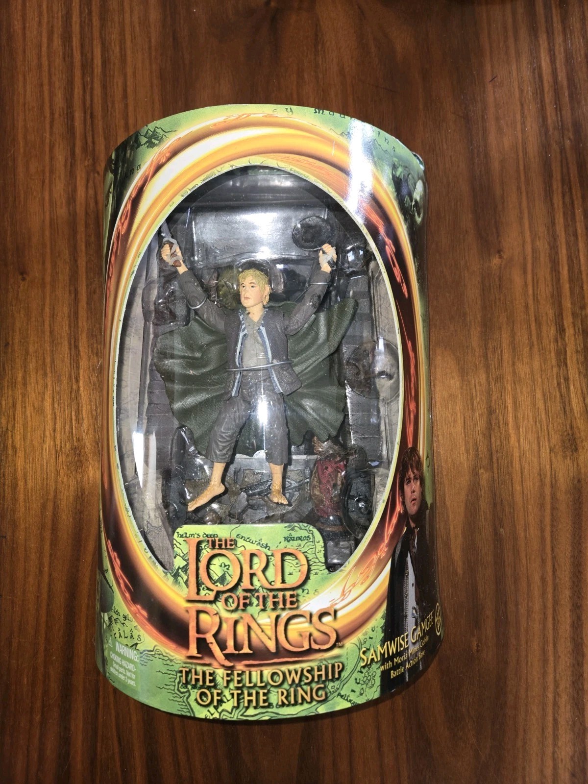 2001 ToyBiz "Lord of the Rings" "Fellowship of the Ring"Samwise Plastic Figure 