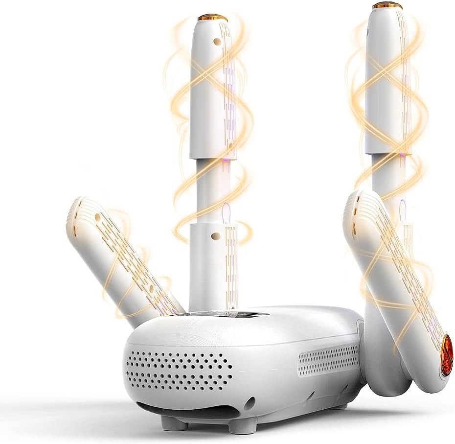 Boot Dryer, Shoe Dryer, Electric Gloves Warmer | Boost Mode, 4-Pipes with Timer,