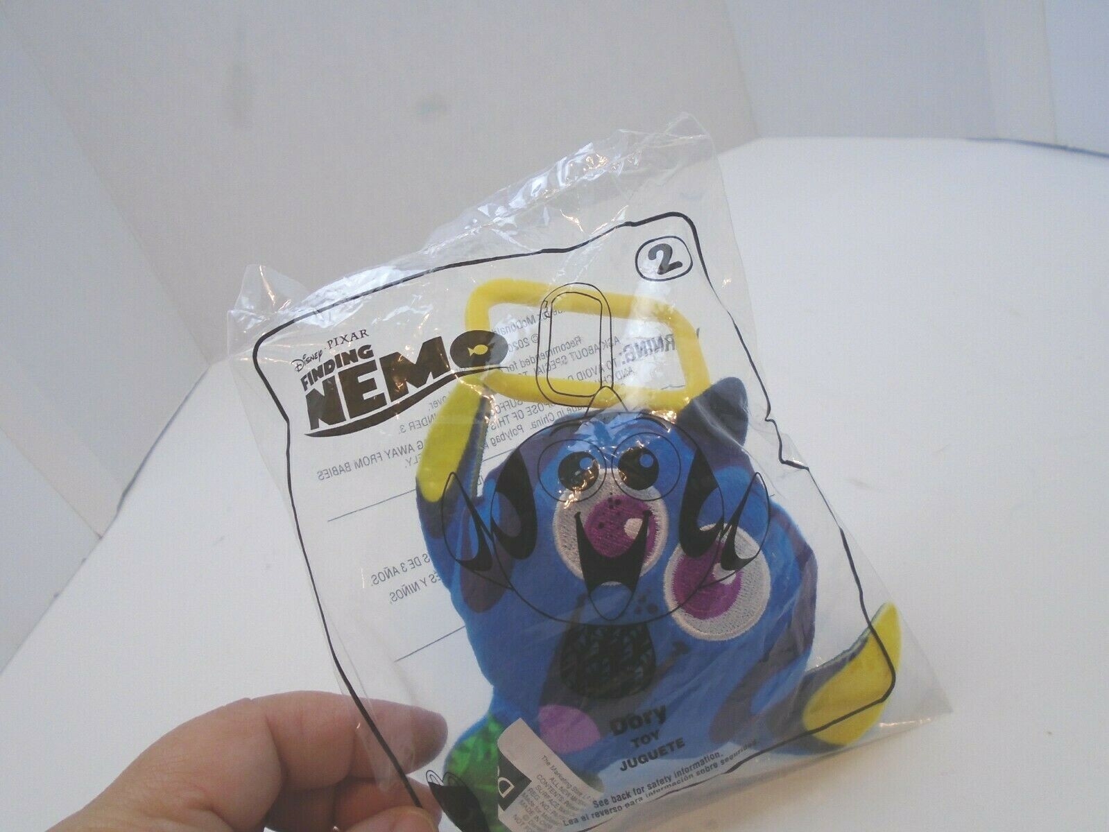 NEW #2 Dory from Finding Nemo 2020 Mcdonalds Disney Pixar Plush Happy Meal Toy