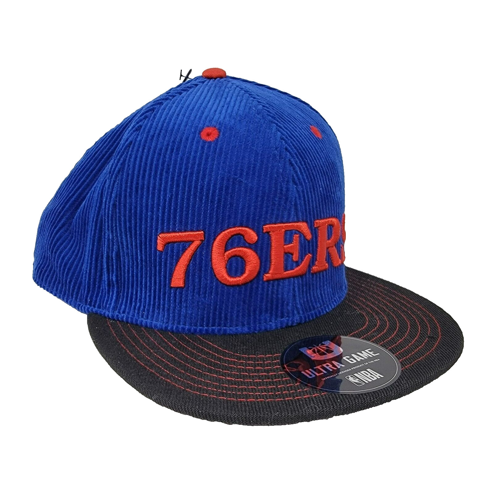 Philadelphia 76ers NBA Ultra Game Corduroy Snapback Adjustable Hat