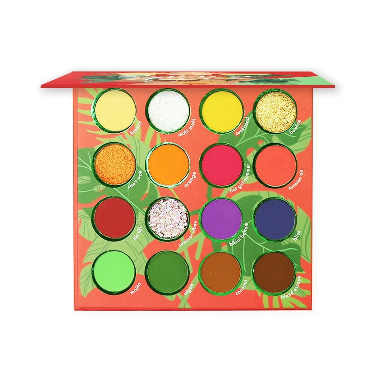 Summer Stunna Eyeshadow Palette 16 Colors Matte Shimmer Glitter Bright