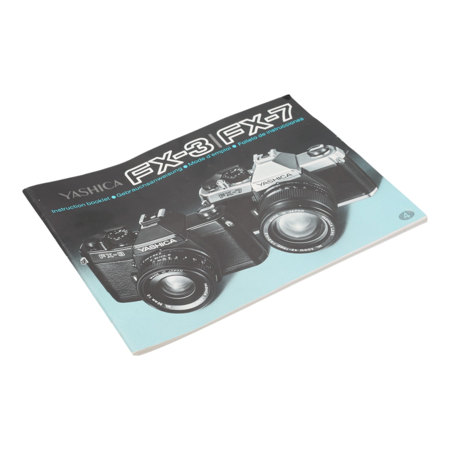 Manual Yashica FX-3/Fx-7 Instructions