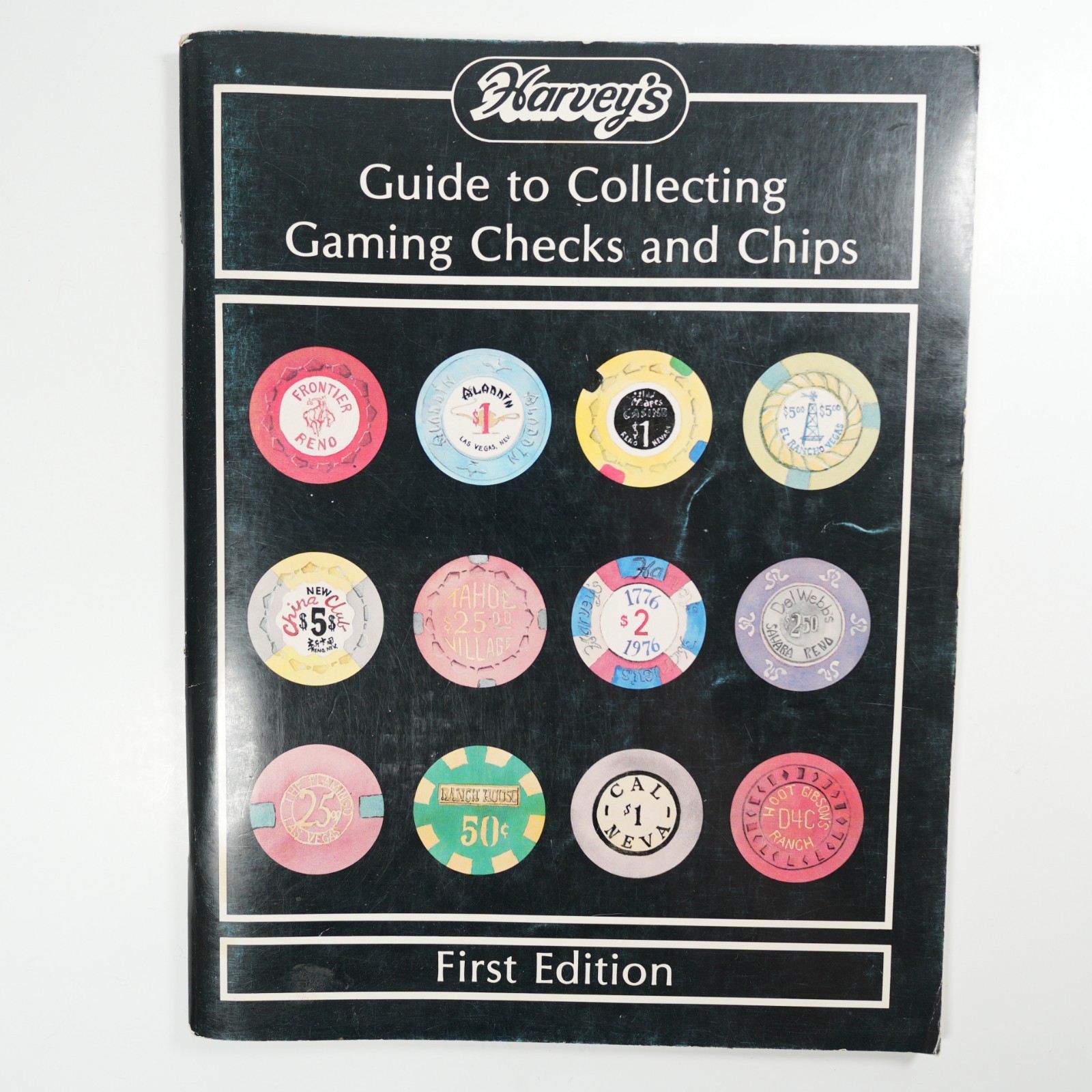 Harvey's Guide to Gaming Checks & Chips - 1st Edition Signed Howard Herz